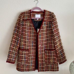 NWT Anthropologie Tweed Coat